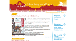 Desktop Screenshot of mairie-saintremydeprovence.fr