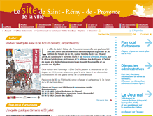 Tablet Screenshot of mairie-saintremydeprovence.fr